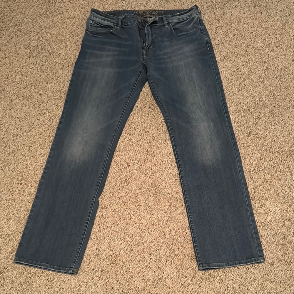 American Eagle Blue Jeans Original Straight 360 Extreme Flex 34/34
